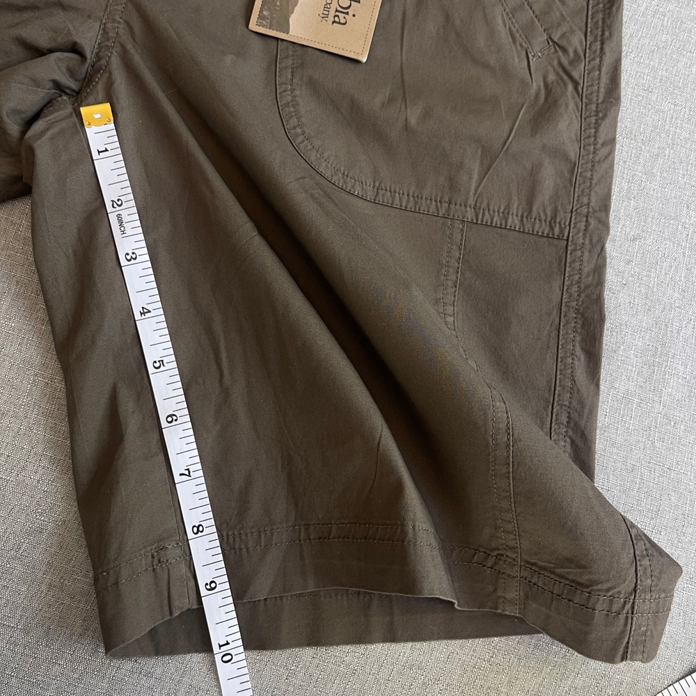Columbia Cape Pleasant Omni-Shade Stretch Shorts Women 8 Brown Hiking UPF 15 NWT - Picture 7 of 11